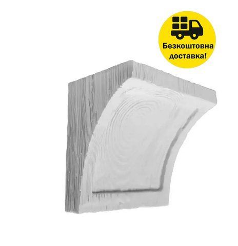 Консоль балки полиуретановая DECOWOOD Рустик EQ 025 classic 19х13 Белый 2355892530 фото