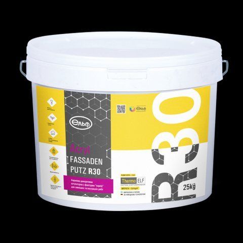 Декоративная штукатурка акриловая короед Elf Acryl-Fassadenputz R30 TR 25кг 2784195536 фото