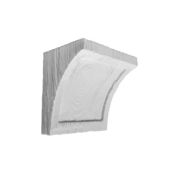 Консоль балки полиуретановая DECOWOOD Рустик EQ 025 classic 19х13 Белый 2355892530 фото