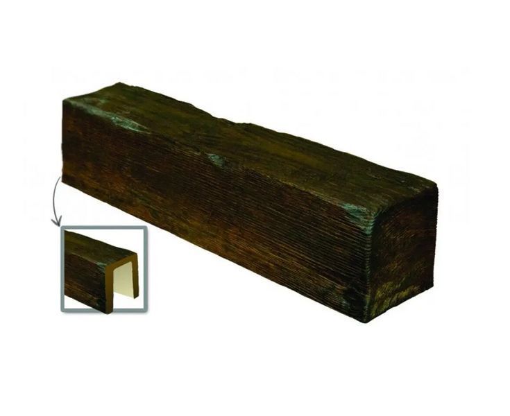 Балка полиуретановая DECOWOOD Модерн ED 105 (2 м) classic 19х13 Темный 2345723644 фото