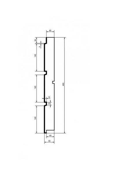 Панель фасадная Prestige Decor HC 101-50 2000 мм 2331462688 фото