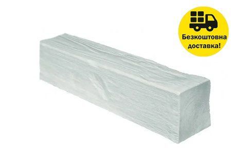 Балка поліуретанова DECOWOOD Модерн ED 106 (2 м) classic 12х12 Білий 2345737276 фото