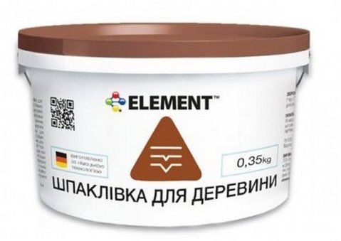Шпаклівка акрилова для дерева ELEMENT Біла 0.7кг 2088751891 фото
