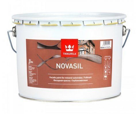 Фарба на акрилатній основі Tikkurila Novasil База MRA (біла) 9л 2449907544 фото