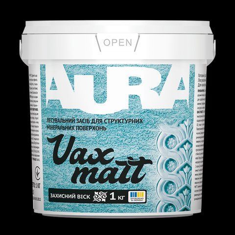 Воск акриловый AURA VAX MATT декоративный матовый 1л 1981505777 фото