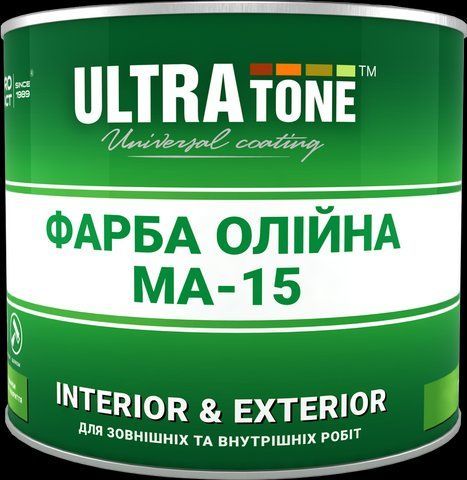 Краска масляная &laquo;ULTRAtone&raquo; МА-15 Желто - коричневая 1кг 2468968816 фото
