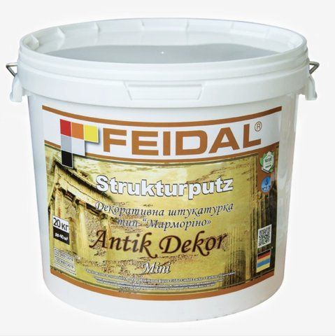 Декоративная штукатурка Feidal Strukturputz Antik Dekor Мini 20кг 1886454877 фото
