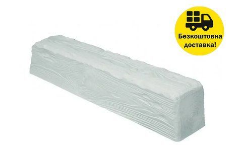 Балка поліуретанова DECOWOOD Рустик EQ 006 (2 м) classic 12х12 Білий 2348843189 фото