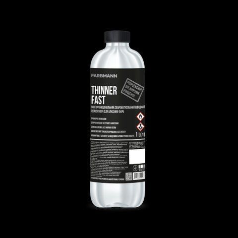 Швидкий розріджувач для алкідних фарб FARBMANN THINNER FAST 1л 2761599445 фото