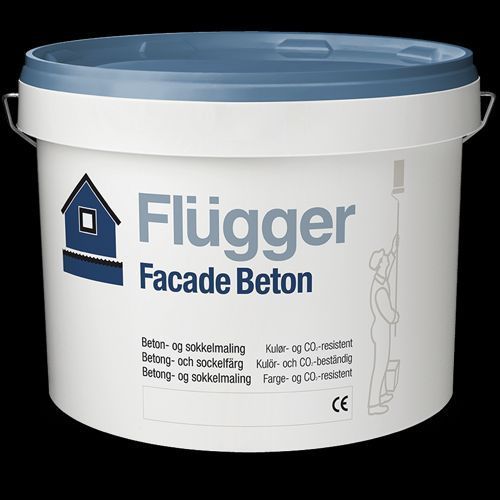 Краска латексная акриловая Flugger Facade Beton (Base 4 - прозрачная, под тонировку) 10л 2304066969 фото