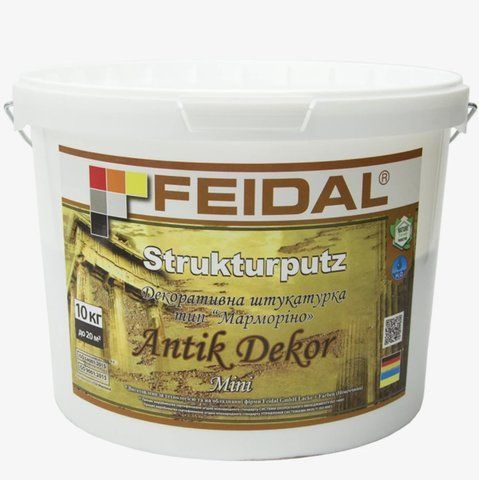 Декоративная штукатурка Feidal Strukturputz Antik Dekor Мini 10кг 1886454878 фото