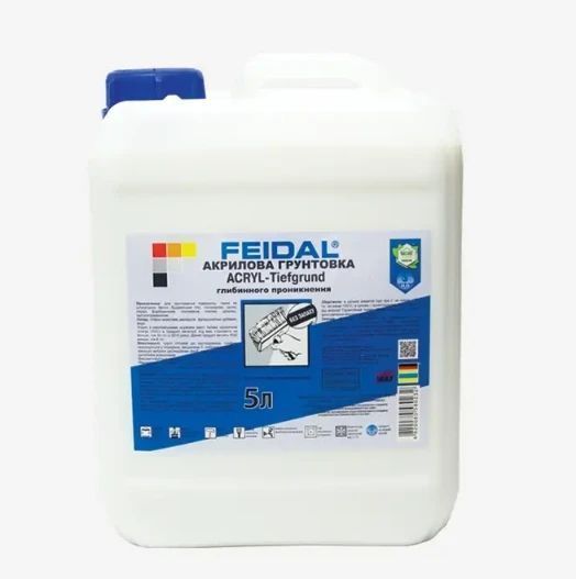 Грунтовка акриловая Feidal Acryl-Tiefgrund 10л 2028273565 фото