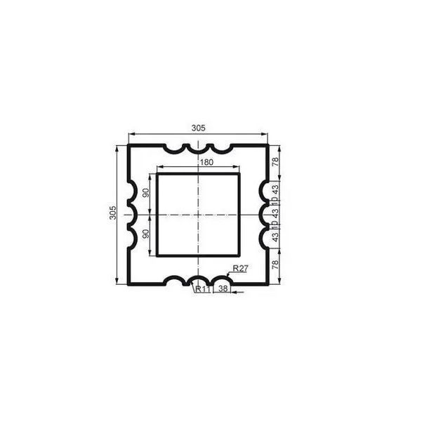 Колона фасадна Prestige Decor LC 111-21 Full 2000 мм 2329596242 фото