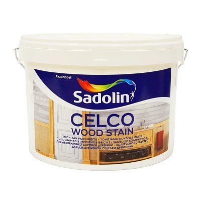 Морилка для древесины на водной основе прозрачная Sadolin Celco Wood Stain 1л 2893944219 фото