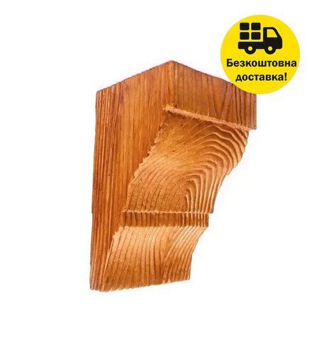 Консоль балки поліуретанова DECOWOOD Рустик EQ 036 classic 12х12 Світлий 2355920748 фото