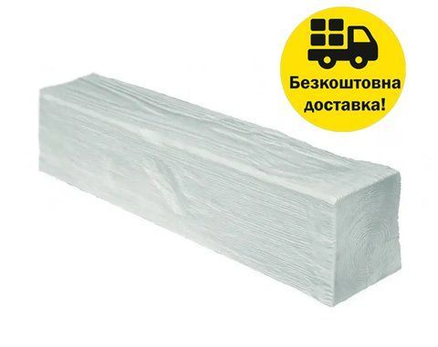 Балка полиуретановая DECOWOOD Модерн ED 106 (4 м) classic 12х12 Белый 2345742860 фото