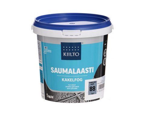 Смесь затирочная цементная KIILTO для швов плитки №88 Темно-серо-синий 1кг 2602537395 фото