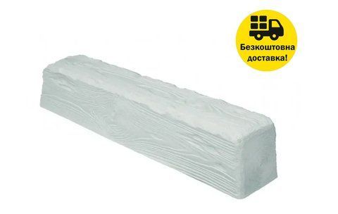 Балка поліуретанова DECOWOOD Рустик EQ 007 (2 м) classic 6х9 Білий 2348857695 фото