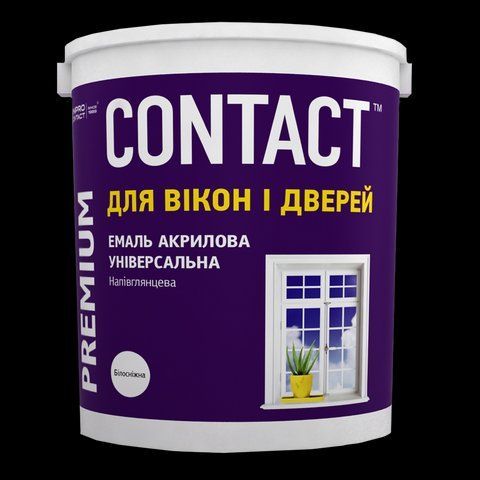 Емаль акрилова &laquo;CONTACT&raquo; Універсальна 2.5л 2662767410 фото