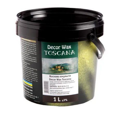 Воск "тосканский" ELF DECOR-WAX TOSCANA декоративный 1л 1981506307 фото