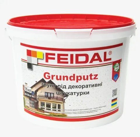 Грунт под декоративные штукатурки Feidal Grundputz 16кг 2028273571 фото