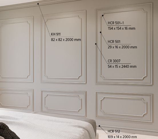 Полимерный молдинг Grand Decor HCR 501 2000 мм 2272465801 фото