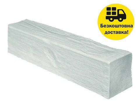 Балка полиуретановая DECOWOOD Модерн ED 107 (4 м) classic 6х9 Белый 2345764932 фото