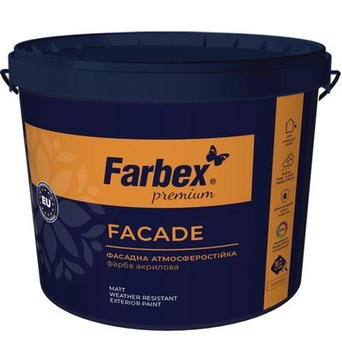 Фарба фасадна високоякісна ВДА "Facade" Farbex база B 12 кг 2792905979 фото
