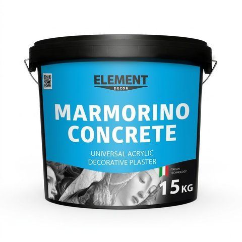Декоративна штукатурка ELEMENT Decor Marmorino Concrete 15кг 2965893953 фото