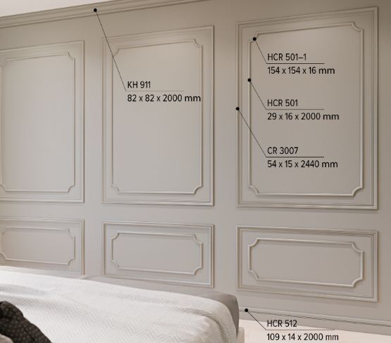 Молдинг полімерний Grand Decor HCR 501 Flex Гнучкий 2000 мм 2272467692 фото