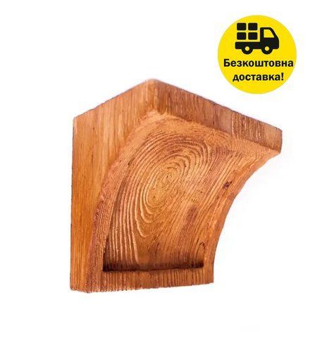Консоль балки полиуретановая DECOWOOD Рустик EQ 025 classic 19х13 Светлый 2355897127 фото