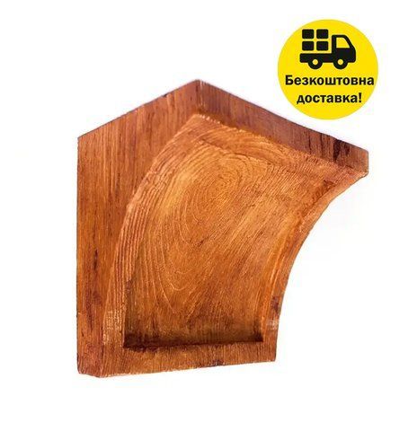 Консоль балки поліуретанова DECOWOOD Модерн ED 025 classic 19х13 Світлий 2355863183 фото