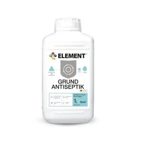 Ґрунтовка антисептична від плісняви ELEMENT GRUND ANTISEPTIK 1л 2088751879 фото
