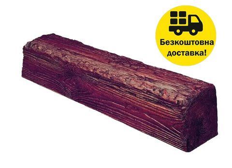 Балка поліуретанова DECOWOOD Рустик EQ 004 (2 м) classic 19х17 Червоний 2348815428 фото