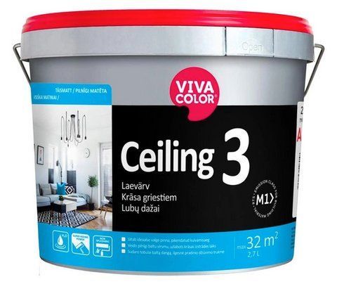 Фарба для стель VivaColor Ceiling 3 9л 2149372874 фото