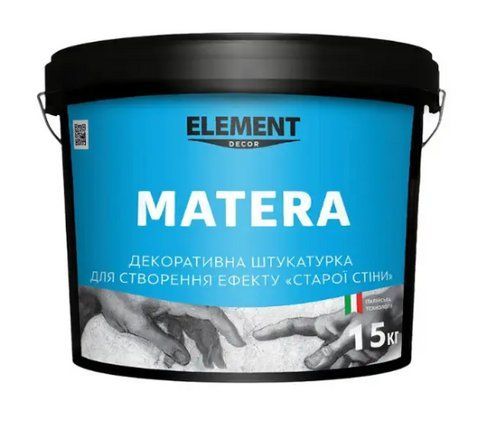 Декоративная штукатурка интерьерная для стен ELEMENT Decor Matera 15 кг 1780888985 фото