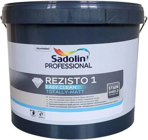 Фарба для стін глибокоматова Sadollin Rezisto 1 Безбарвний BC 2.33л 2889990470 фото