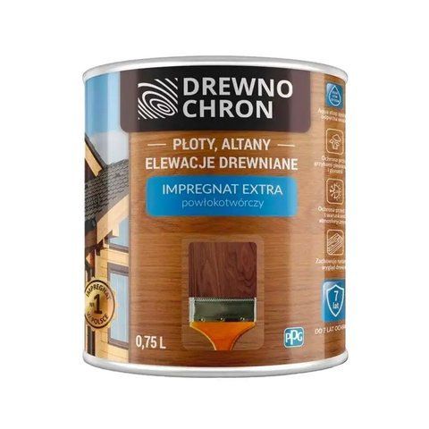 Просочення для дерева Drewnochron Impregnat Extra сірий 0.75л 2790729873 фото