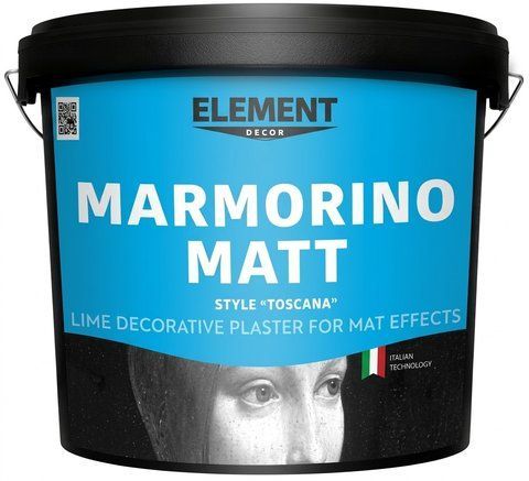 Декоративная штукатурка матовая ELEMENT Decor Marmorino Matt 15кг 2965939540 фото