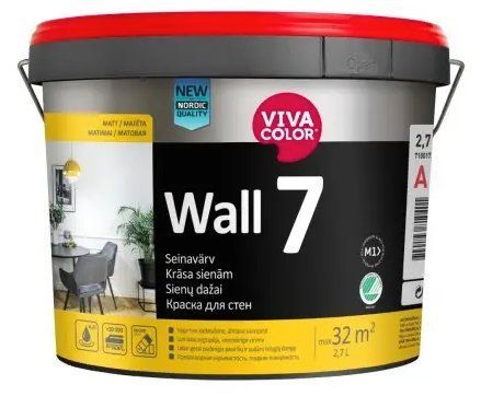 Краска для стен VivaColor Wall 7 0.9л 2148647946 фото