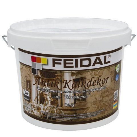Декоративная штукатурка известковая Feidal Antik Kalkdekor Maxi 3кг 1886455507 фото