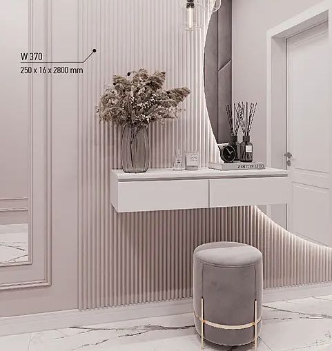Панель декоративная полиуретановая Art Decor W 370 Жесткая 2800 мм 2323790087 фото