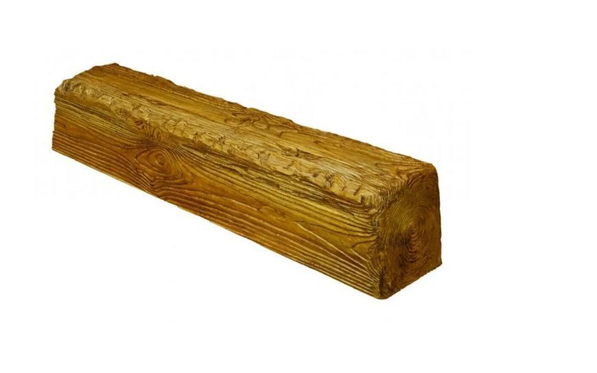 Балка полиуретановая DECOWOOD Рустик EQ 007 (3 м) classic 6х9 Светлый 2348864853 фото