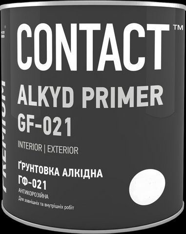 Грунтовка антикоррозионная &laquo;CONTACT&raquo; ГФ-021 ЭПИ Черная 0.9кг 2459639620 фото