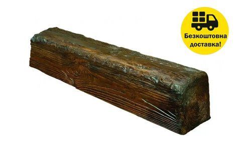 Балка полиуретановая DECOWOOD Рустик EQ 007 (3 м) classic 6х9 Темный 2348864854 фото