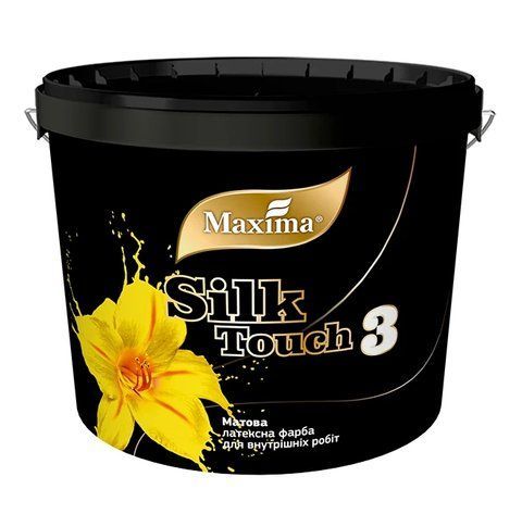 Матова латексна фарба для внутрішніх робіт "Silk Touch 3" Maxima база TR 1 кг 2792905098 фото
