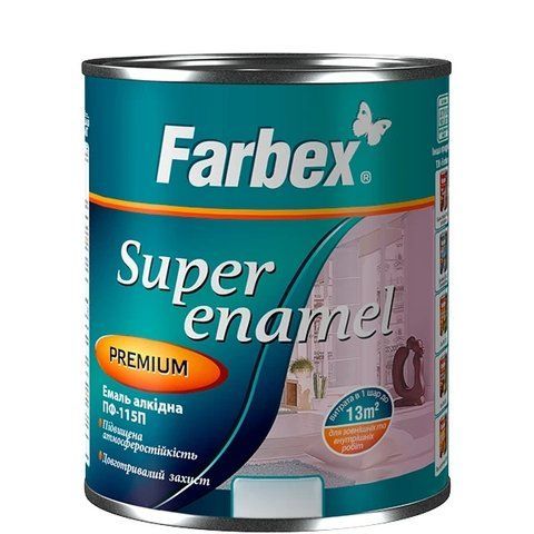 Емаль алкідна ПФ-115П Farbex морська хвиля 25 кг 2792905827 фото