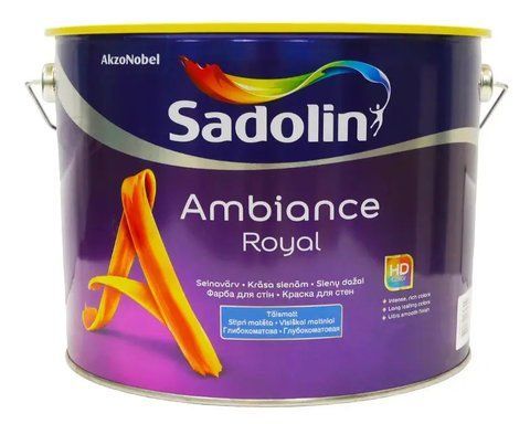 Фарба для стін глибокоматова Sadolin Ambiance Royal Білий BW 2.5л 2889750111 фото