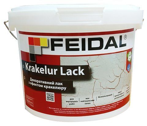 Лак декоративный с эффектом кракеляру Feidal Krakelur Lack 1л 2964359759 фото