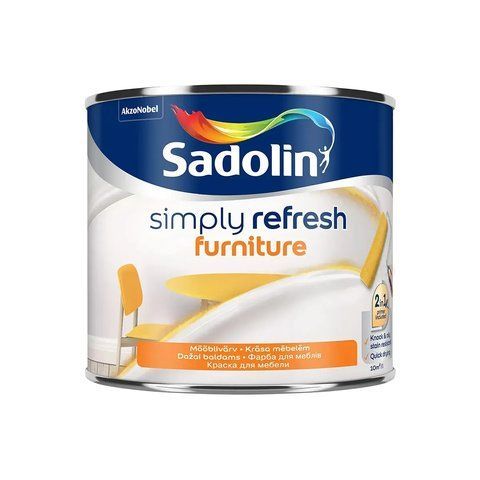 Фарба для меблів 2 в 1 матова Sadolin Simply Refresh Furniture Безбарвний BC 2.33л 2893972092 фото